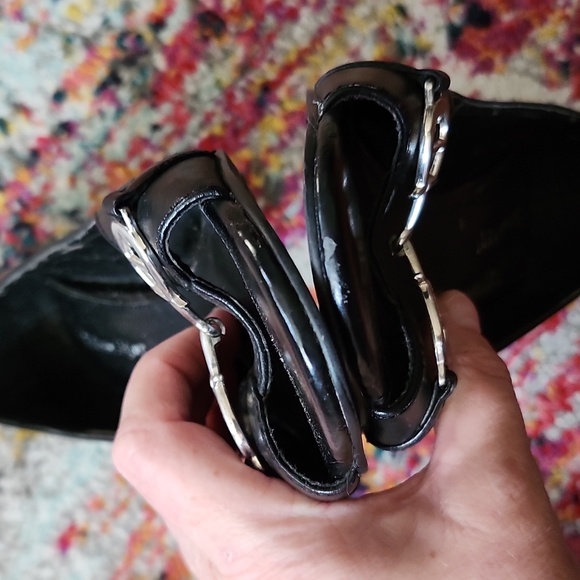 Etienne Aigner leather peep toe heels - Picture 12 of 14